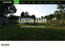 Tablet Screenshot of lyntonfarm.com